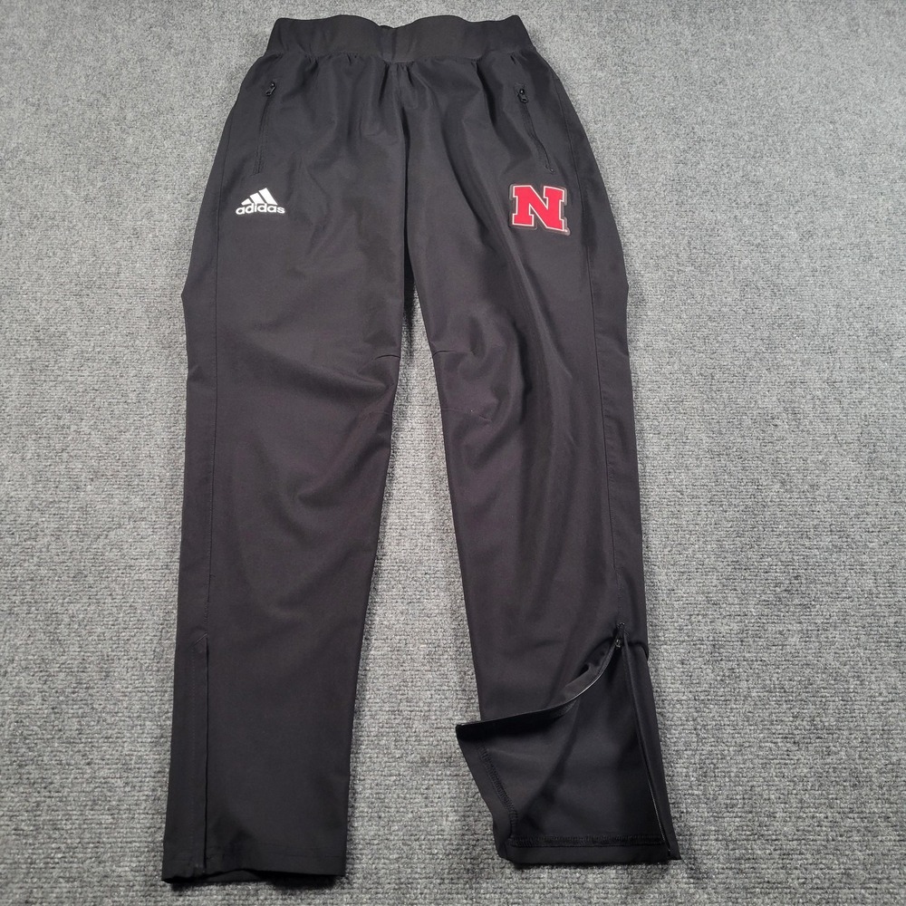 Nebraska Cornhuskers Pants Womens XS NCAA Player Issued Adidas Training Warmup